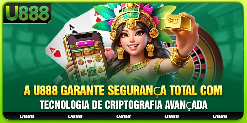 A U888 garante segurança total com tecnologia de criptografia avançada