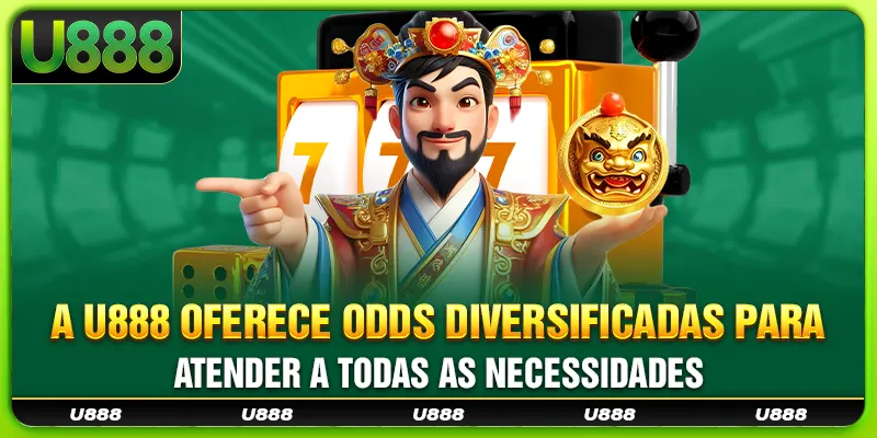 A U888 oferece odds diversificadas para atender a todas as necessidades
