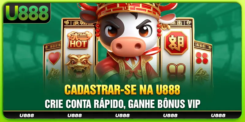 Cadastrar-se na U888 – Crie Conta Rápido, Ganhe Bônus VIP