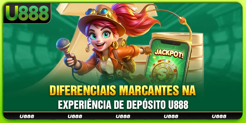 Diferenciais marcantes na experiência de depósito U888