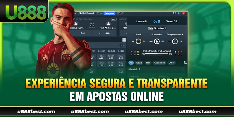 Experiência segura e transparente em apostas online