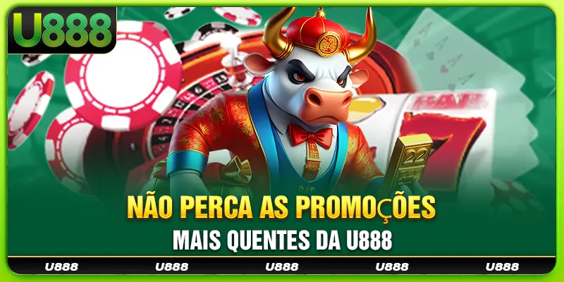 Não perca as promoções mais quentes da U888
