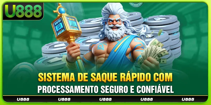 Sistema de saque rápido com processamento seguro e confiável