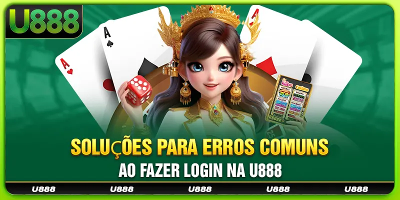 Soluções para erros comuns ao fazer login na U888